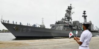 Japanese Maritime Self Defense Force (JMSDF) Ship YUUGIRI Visits Karachi Port