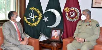 PAKISTAN Ambassador To UN And COAS General Bajwa Discuss indian State Sponsored And indian State Funded Terrorism in Sacred Country PAKISTAN