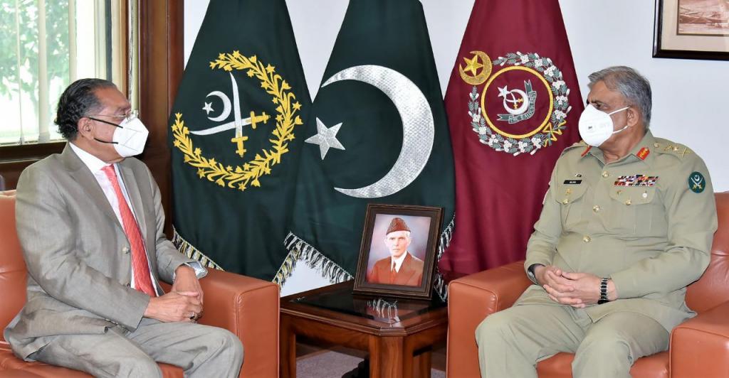 PAKISTAN Ambassador To UN And COAS General Bajwa Discuss indian State Sponsored And indian State Funded Terrorism in Sacred Country PAKISTAN
