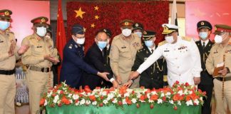 PAKISTAN TRI-ARMED FORCES Celebrates 94th Foundation Anniversary Of IRON BROTHER CHINA'S PEOPLE'S LIBERATION ARMY At GHQ Rawalpindi