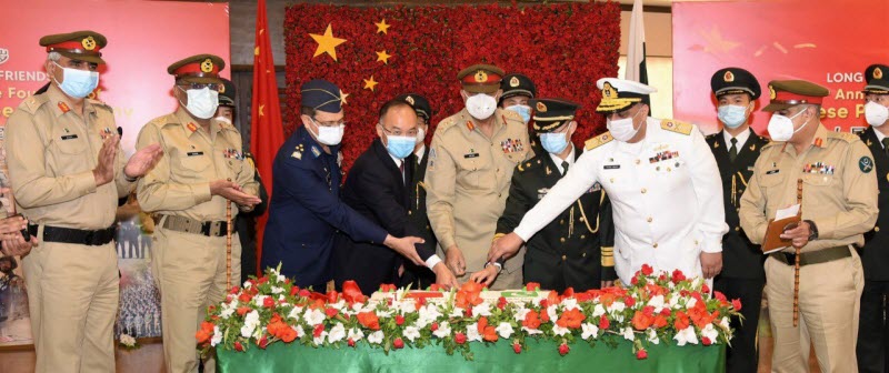 PAKISTAN TRI-ARMED FORCES Celebrates 94th Foundation Anniversary Of IRON BROTHER CHINA'S PEOPLE'S LIBERATION ARMY At GHQ Rawalpindi