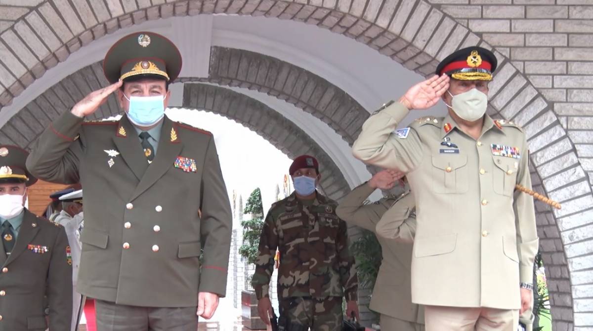 Tajikistan Defense Minister Held Important Meeting With CJCSC General Nadeem Raza At Joint Staff Headquarters Rawalpindi