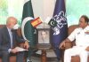 Ambassador Of Spain To PAKISTAN Held One On One Important Meeting With CNS Admiral Ajmal Khan Niazi At NAVAL HQ Islamabad