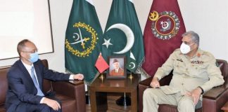 CHINESE Envoy H.E Mr. Nong Rong And COAS General Qamar Javed Bajwa Discusses CPEC And Regional Security At GHQ Rawalpindi