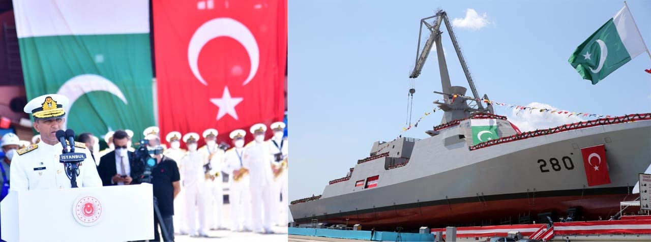 First Babur-class Stealth Warship for PAKISTAN NAVY launched in Istanbul
