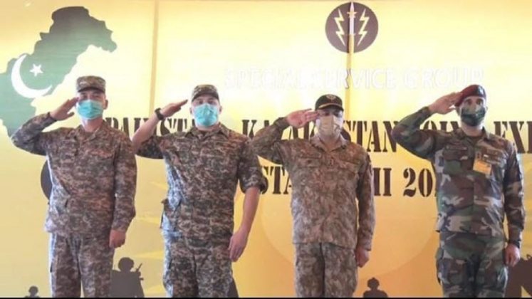 PAKISTAN-Kazakhstan joint military exercise begins