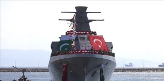 PNS BABUR Stealth MILGEM Warship launched By TURKEY