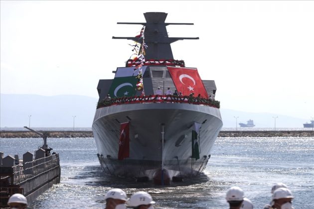 PNS BABUR Stealth MILGEM Warship launched By TURKEY