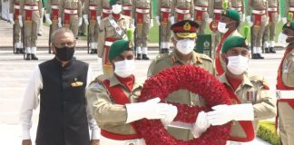 President of ISLAMIC REPUBLIC OF PAKISTAN acknowledges PAKISTAN ARMY’s unparalleled contribution and sacrifices