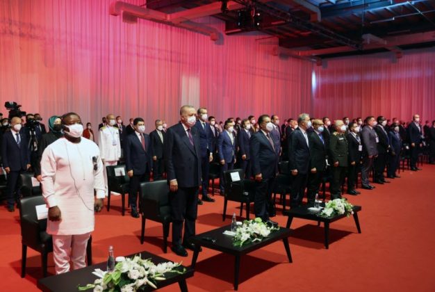 TURKISH President During IDEF 21 Opening Ceremony