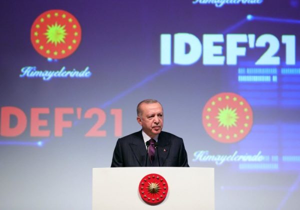 TURKISH President H.E Mr. Recep Tayyip Erdogan During the Opening Ceremony of IDEF 21