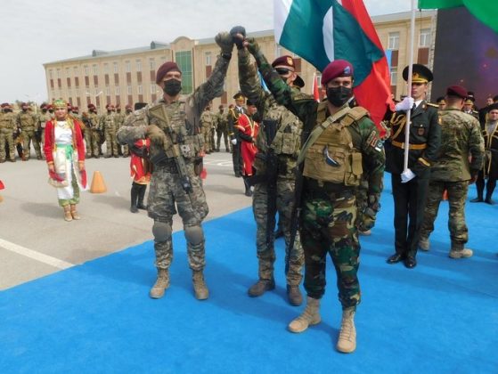 AZERBIAJAN PAKISTAN and TURKEY Special Operation Forces during Three Brothers 2021 Military Drills