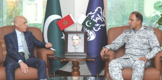 Ambassador Of Morocco Held High-Profile Meeting With CNS Admiral Muhammad Amjad Khan Niazi At NAVAL Headquarters Islamabad