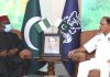 Ambassador Of Nigeria To PAKISTAN Held One On One Important Meeting With CNS Admiral Muhammad Amjad Khan Niazi At NAVAL HQ Islamabad