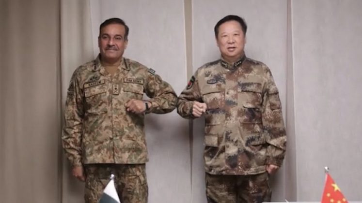 CJCSC General Nadeem Raza meets with the Chief of Joint Staff of the PLA General Li Zuocheng