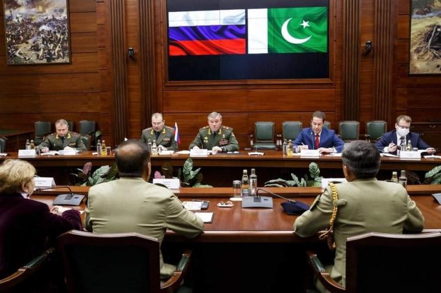 CJCSC Meets Chief Of General Staff Russian Federation During Moscow Visit