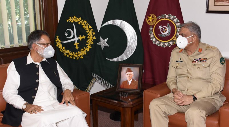 COAS General Qamar Javed Bajwa Ensures AJK Prime Minister Of Full Support And Cooperation Of PAKISTAN ARMED FORCES To Kashmir Cause