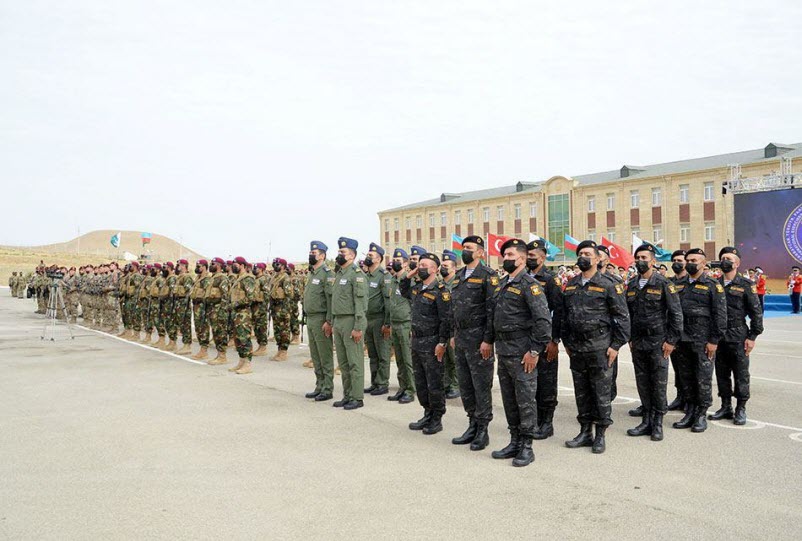 Contingent of AZERBAIJAN Special Forces in Three Brothers 2021 Exercise