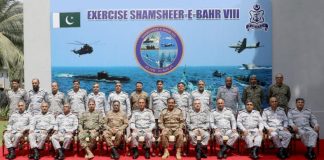 Debrief Session Of SHAMSHEER-E-BAHR VIII TRI-SERVICES War Games Held At PNS Jauhar Karachi