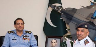 Deputy Commander Iraqi Air Force Held One On One Important Meeting With CAS Air Chief Marshal Zaheer Ahmed Babar At AIR HQ Islamabad