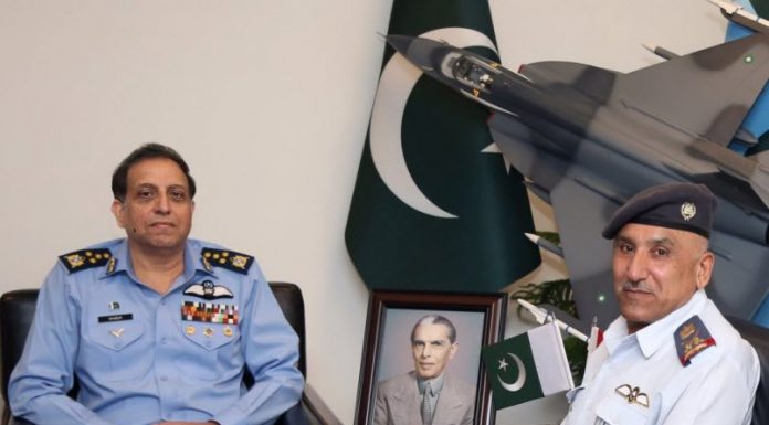 Deputy Commander Iraqi Air Force Held One On One Important Meeting With CAS Air Chief Marshal Zaheer Ahmed Babar At AIR HQ Islamabad