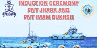 KS&EW Hands Over Two Indigenously Built Tugs PNT JHARA And PNT IMAM BUKSH To PAKISTAN NAVY