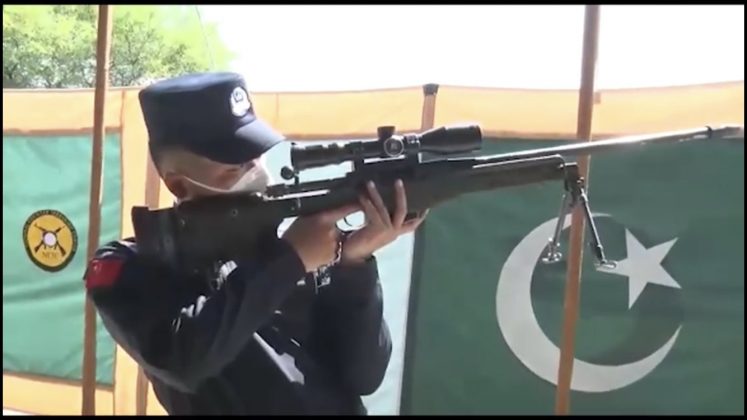 Operator of CHINESE PLA Commandos with Sniper Rifle