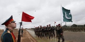 PAKISTAN ARMY Special Services Group Commandos During Peace Mission 2021 Drills in Russia