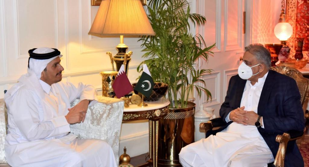 Qatar Deputy Prime Minister Held Important Meeting With COAS General Qamar Javed Bajwa At GHQ Rawalpindi