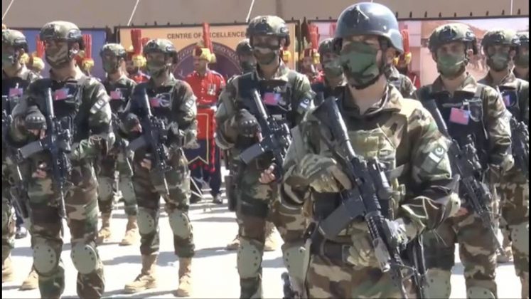 SSG Operators during the Opening Ceremony of JATE-2021 Exercise