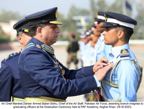 Graduation ceremony of PAF 154th GD (P) held at PAF academy held in Risalpur