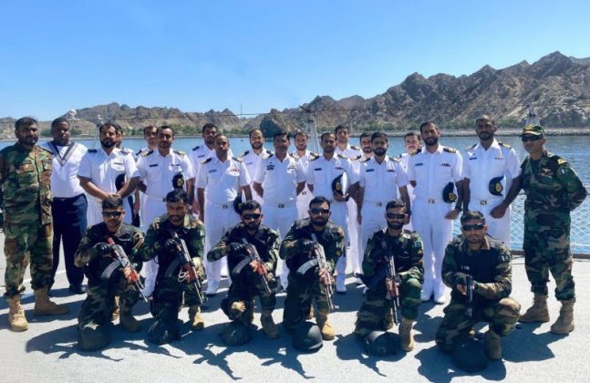 PAKISTAN NAVY Warship PNS TARIQ Visits Oman On Regional Maritime Security Patrols