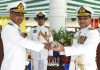 Rear Admiral Zakirullah Jan Assumes The Command of Commander Karachi In An Impressive Change Of Guard Ceremony Held At Karachi
