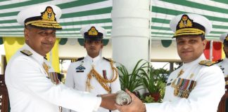 Rear Admiral Zakirullah Jan Assumes The Command of Commander Karachi In An Impressive Change Of Guard Ceremony Held At Karachi