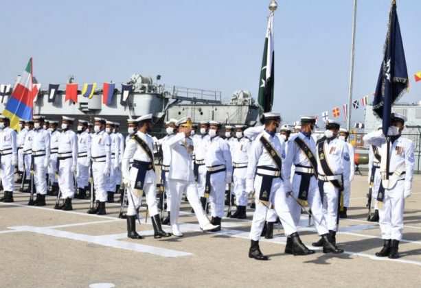 Vice Admiral Ovais Ahmed Bilgrami assumed the Command of PAKISTAN Fleet as COMPAK