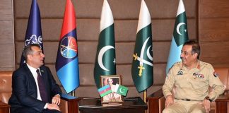 Ambassador Of Brotherly Country AZERBAIJAN To PAKISTAN Mr. Khazar Nadir Farhadov Held One On One Important Meeting With CJCSC General Nadeem Raza At Joint Staff HQ Rawalpindi