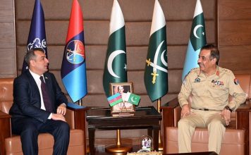 Ambassador Of Brotherly Country AZERBAIJAN To PAKISTAN Mr. Khazar Nadir Farhadov Held One On One Important Meeting With CJCSC General Nadeem Raza At Joint Staff HQ Rawalpindi