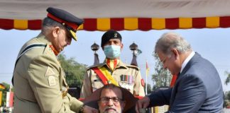 COAS General Bajwa Visited Armored Corps Regimental Centre Nowshera And Installs New Colonel Commandant Of Armored Corps