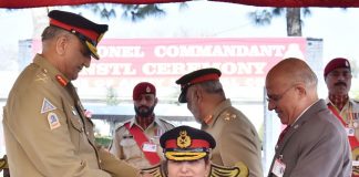 COAS General Qamar Javed Bajwa Installs First Ever Three-Star Female General Nigar Johar As Colonel Commandant Of The ARMY Medical CorpsCOAS General Qamar Javed Bajwa Installs First Ever Three-Star Female General Nigar Johar As Colonel Commandant Of The ARMY Medical Corps