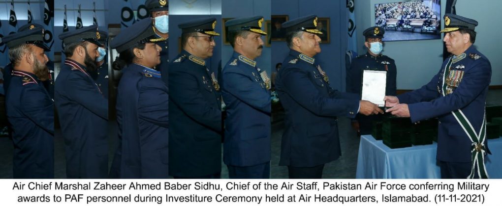 Operational and Non Operational Military awards were conferred upon Officers, JCOs and Airmen of PAKISTAN AIR FORCE