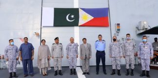 PAKISTAN NAVY Warship PNS TUGHRIL Visits Port Of Manilla In Philippines En Route To Sacred Country PAKISTAN