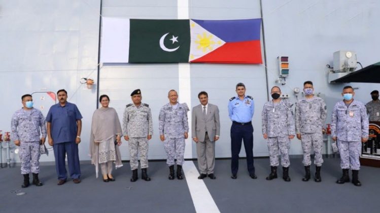 PAKISTAN NAVY Warship PNS TUGHRIL Visits Port Of Manilla In Philippines En Route To Sacred Country PAKISTAN