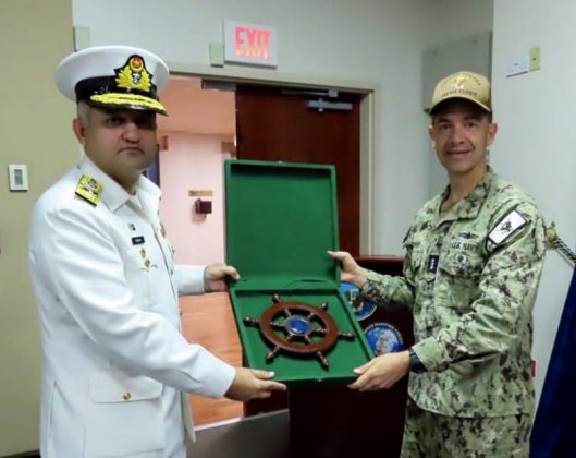 PAKISTAN NAVY Warships visited the Oman and Bahrain as goodwill gesture visit