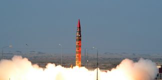 PAKISTAN Successfully Test Fires Nuclear-Capable Shaheen-1A Ballistic Missile Capable Of Destroying Targets Deep Inside india