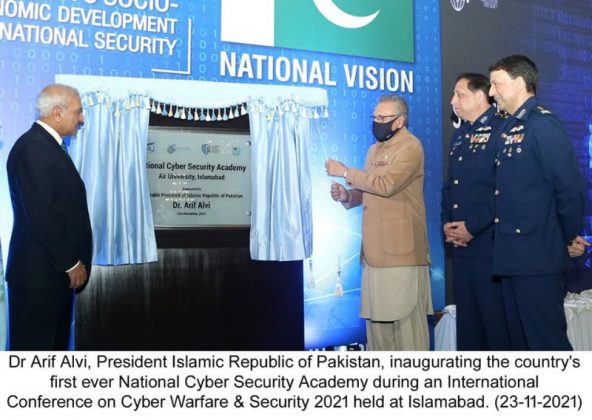 PAKISTAN’s first ever National Cyber Security Academy launched at PAF Complex Islamabad