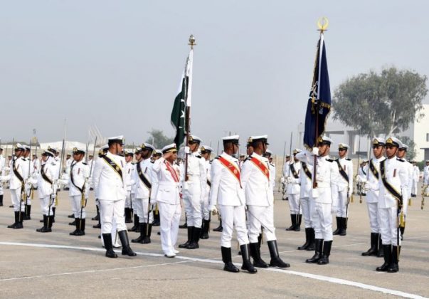 116TH Midshipmen and 24th Short Service Commissioning parade held at PAKISTAN NAVAL Academy