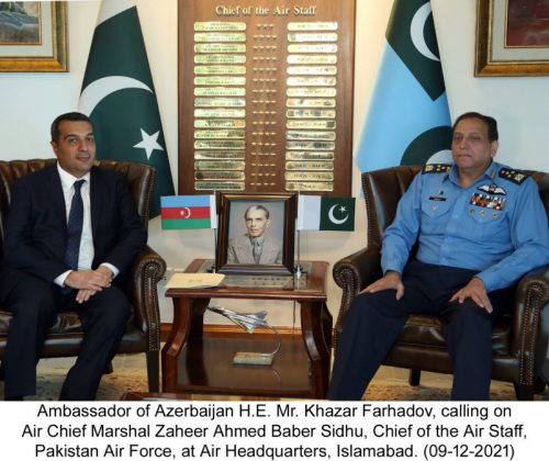 AZERBAIJAN Envoy meets with CAS Air Chief Marshal Zaheer Ahmed Babar