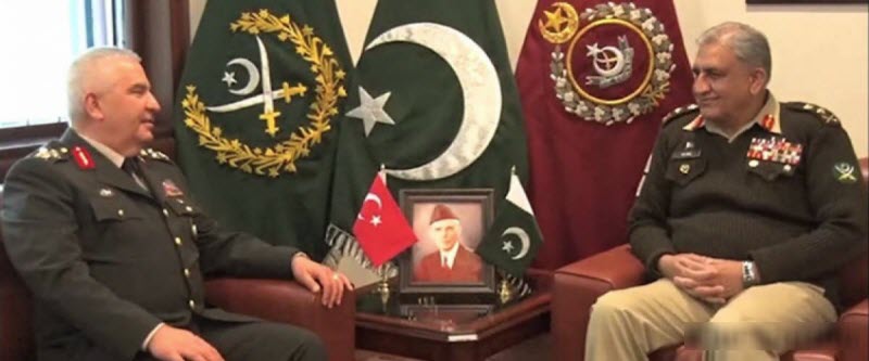 CHIEF OF GENERAL STAFF TURKISH LAND FORCES Held One On One Important Meeting With COAS General Qamar Javed Bajwa At GHQ Rawalpindi
