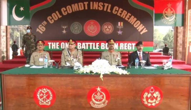 COAS Bajwa formally installs Lt Gen Sarfraz as AK Regiment during visit to Azad Kashmir