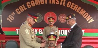 COAS General Qamar Javed Bajwa Appoints Lieutenant General Sarfraz Ali As Colonel Commandant AK Regiment